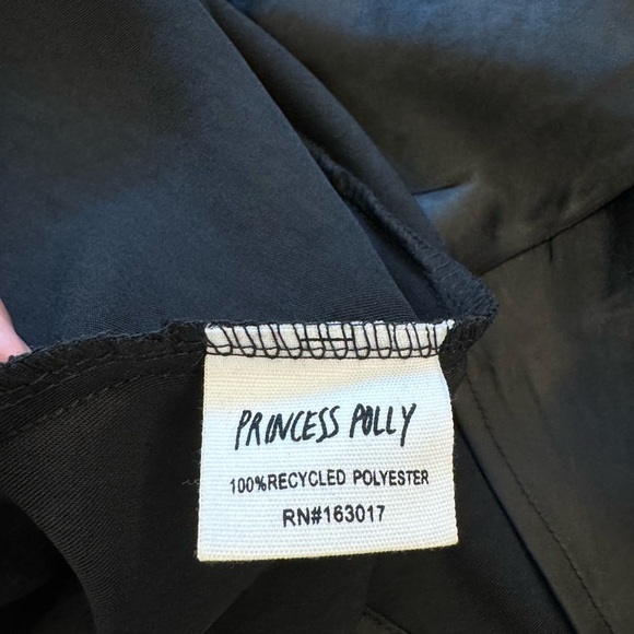 NWT Princess Polly ROMAN MINI DRESS BLACK 2 - Picture 11 of 11